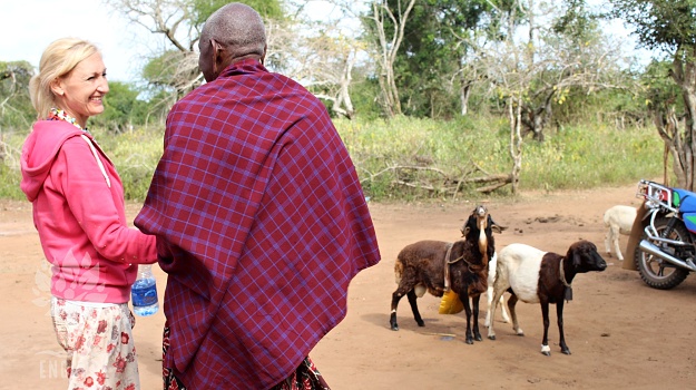 In Maasai boma