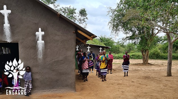 Kresťanský kostol v Tanzánii